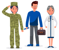 illustration communaute de personnes